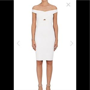 Off shoulder cross strap dress